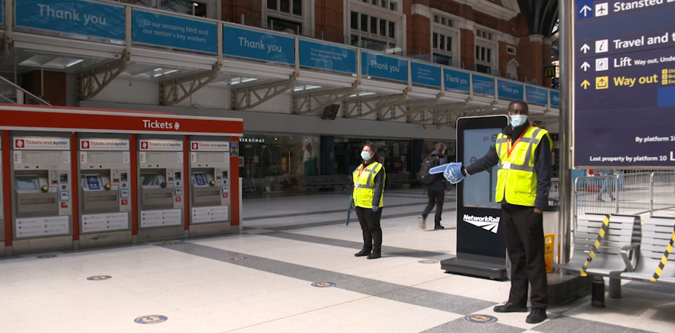 Social Distancing - Liverpool St Station - Staff