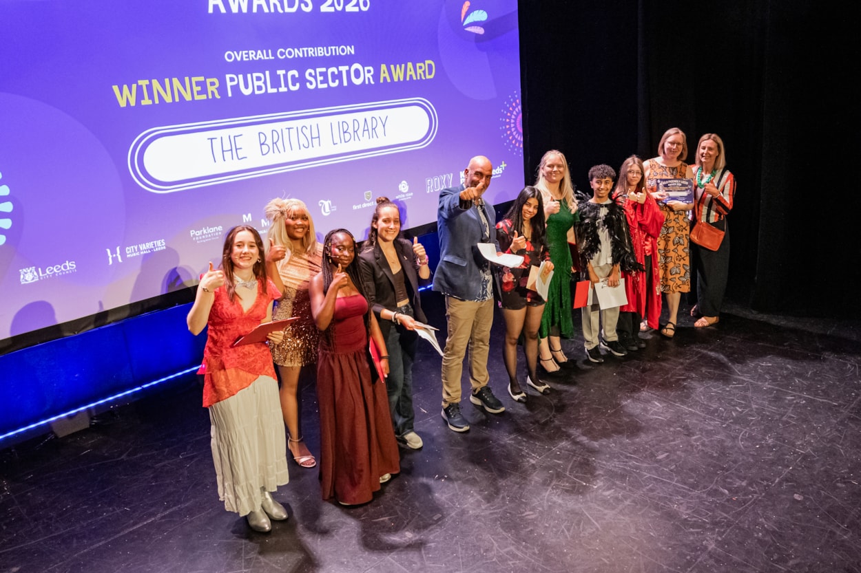 The British Library - Child Friendly Leeds Awards: The British Library won the public sector award in the Overall contribution to making Leeds a child friendly city category.
