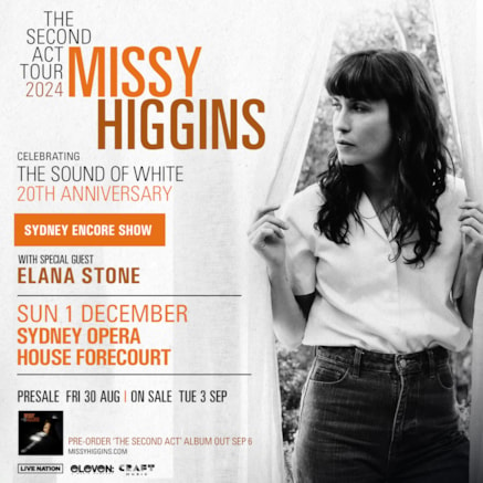 MissyHiggins Sydney Encore Show