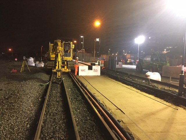 Watford Junction platform rebuilding