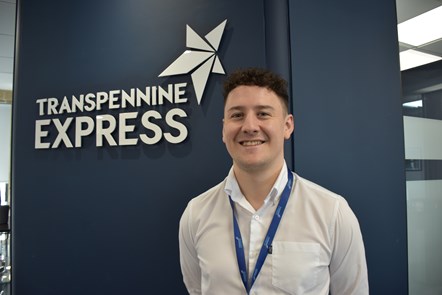 Brad Holdsworth, apprentice at TransPennine Express