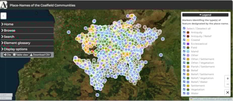 Placenames and heritage preserved for future generations by Coalfield Communities and University of Glasgow