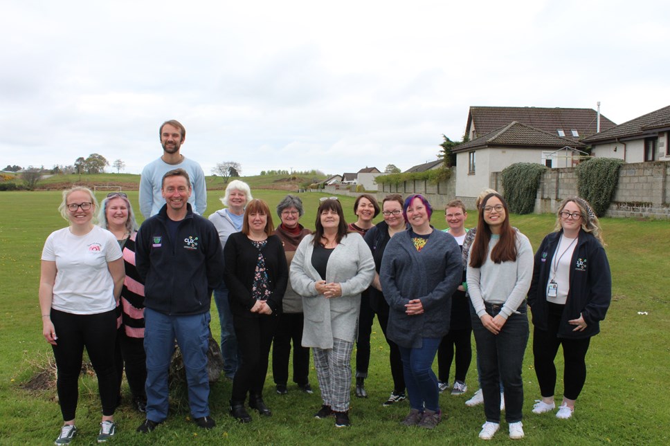 Moray youth workers celebrate professional development award