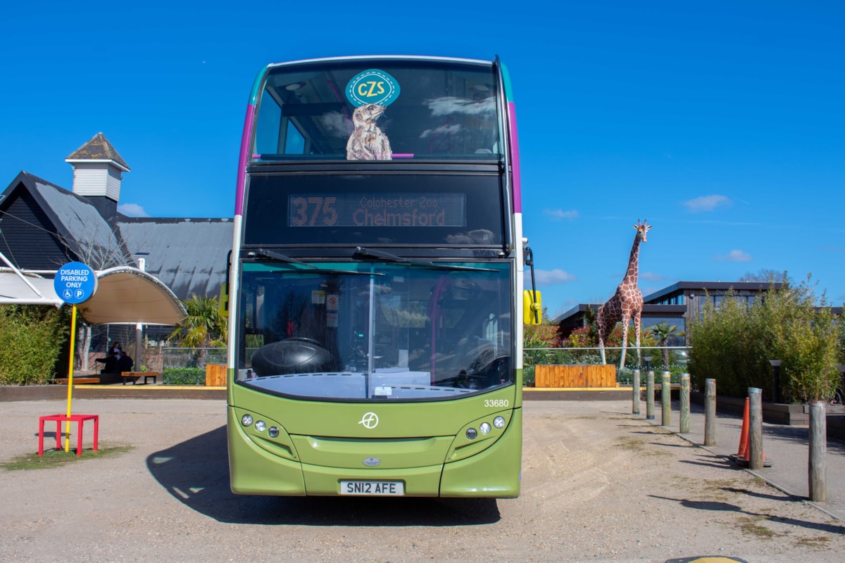 First Bus 375 Colchester Zoo 2