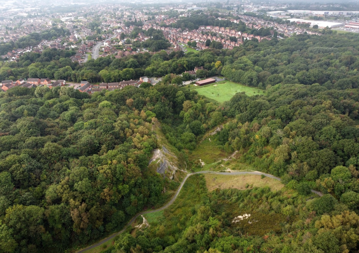 Dudley aerial photo