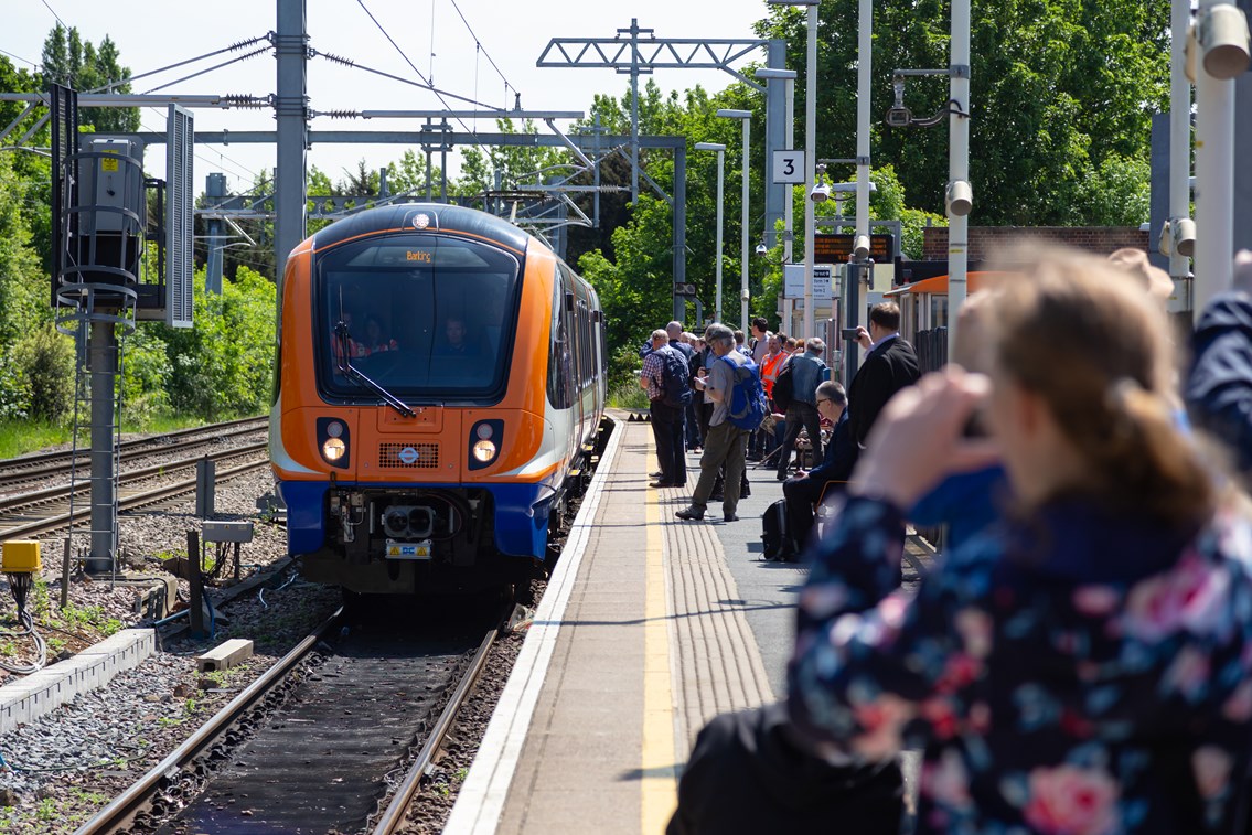 Public reminded to stay safe at level crossings as new trains are introduced between Romford and Upminster: Romford to Upminster new train