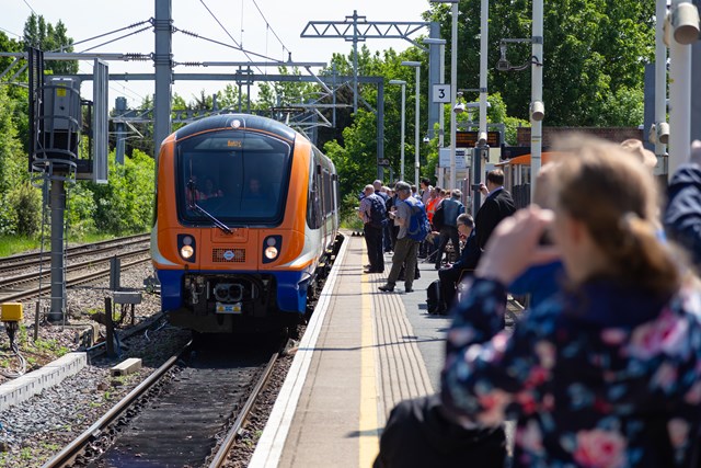 Romford to Upminster new train