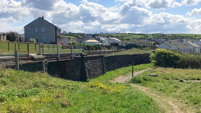 Passengers advised about Cumbrian Coast line upgrade this Halloween: Existing Ropery bridge near Harrington station