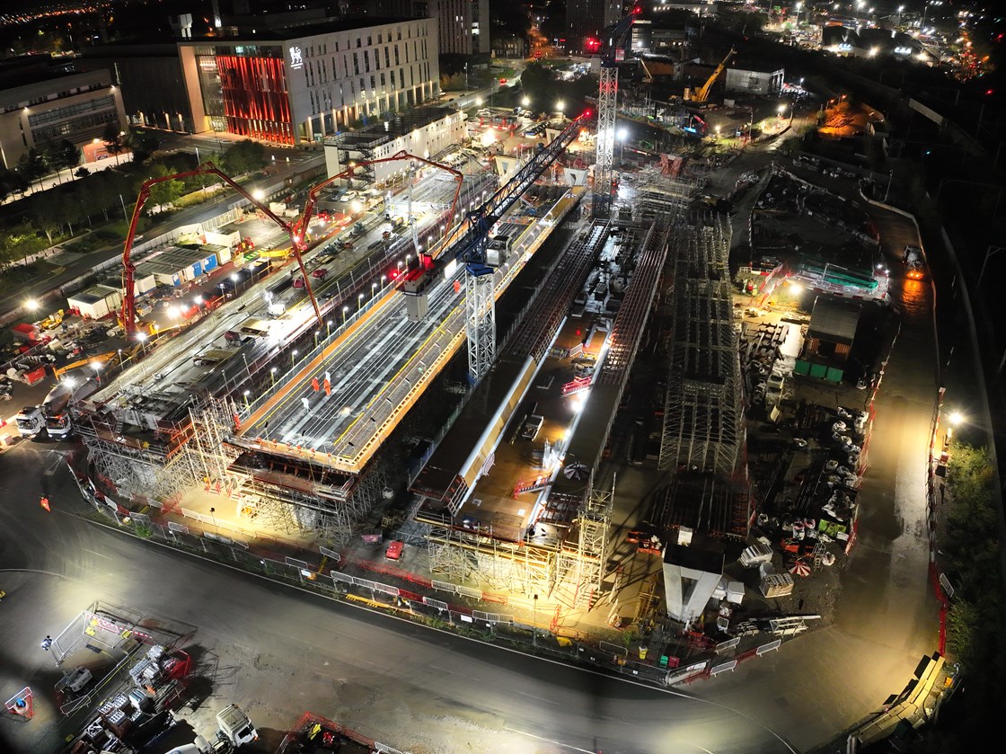 First concrete pour for Curzon 3 Viaduct decks