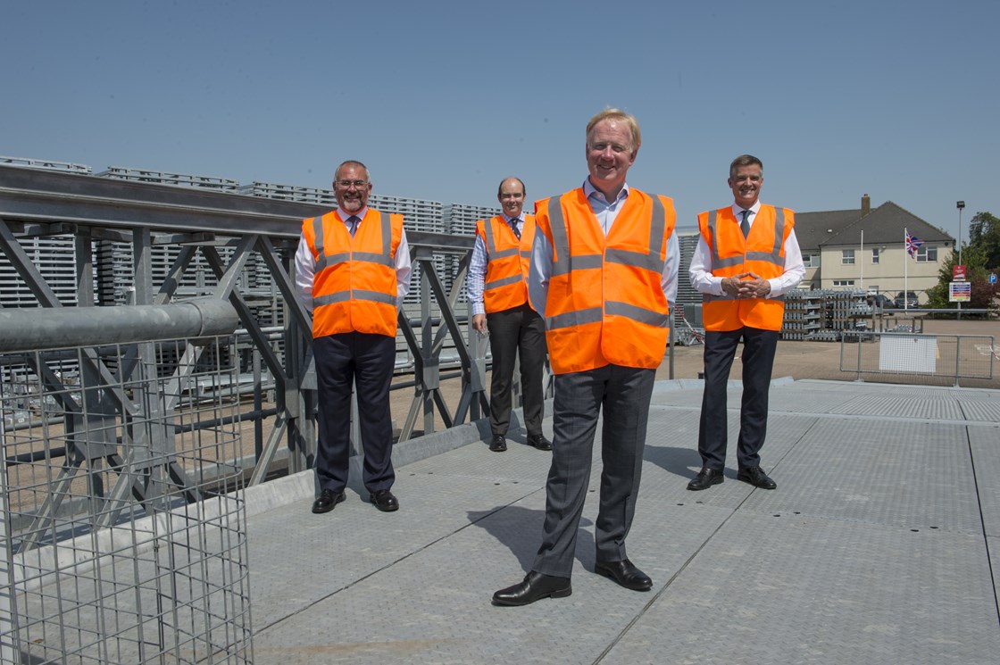 Mark Thurston visits Mabey Bridge July 2020: Credit: Henry Thomas
HS2 CEO visits Mabey Bridge, international provider of high-quality modular steel bridging solutions, on 31 July 2020
Internal Asset No. 17224