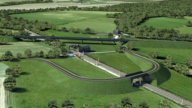 North Doncaster CGI images - road bridge: October 2010