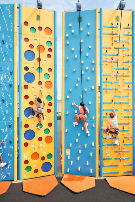 Climbing wall, Kent Coast