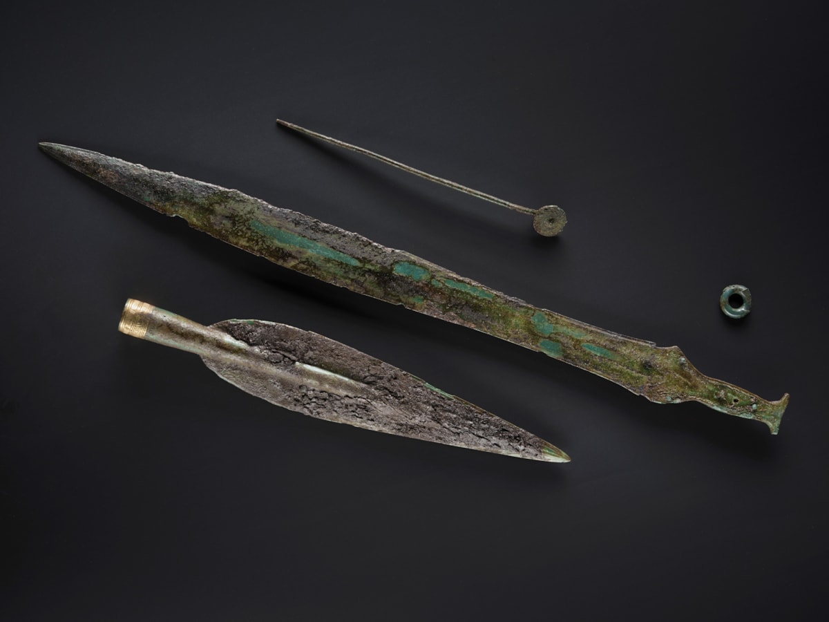 The Bronze Age Carnoustie Hoard. Photo © National Museums Scotland 3