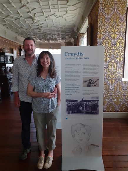 Michael and Virginia Harkin at Gawthorpe