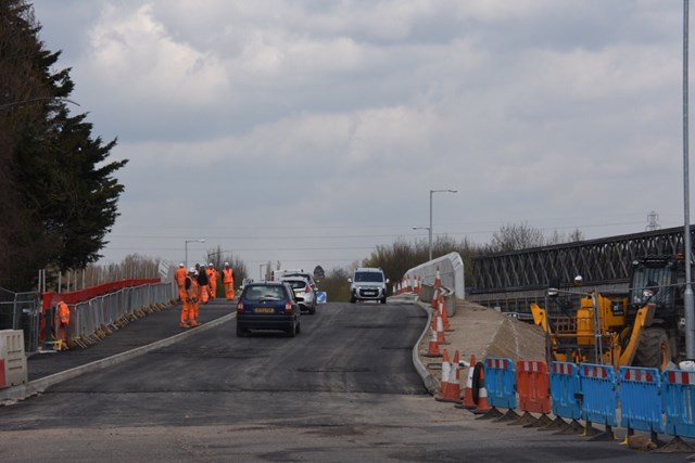 New Thorney Lane Bridge now open: Thorney Lane bridge-2