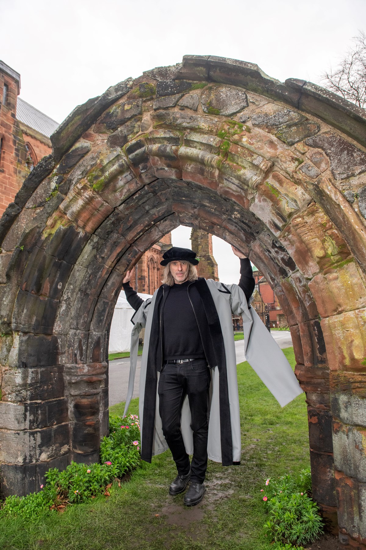 Music producer and songwriter Brian Higgins, born and raised in west Cumbria, at Carlisle Cathedral as the University of Cumbria bestows an Honorary Fellowship upon him in recognition of his lifelong and outstanding contribution to the music industry. 
24 November 2022.
Credit: University of Cumbria