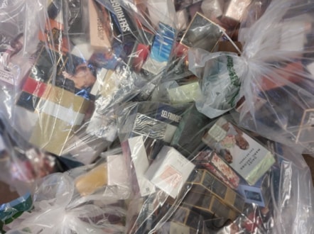 Stash of suspected perfume dupes seized by LCC's Trading Standards officers and West Lancashire Neighbourhood Policing and Licensing Team