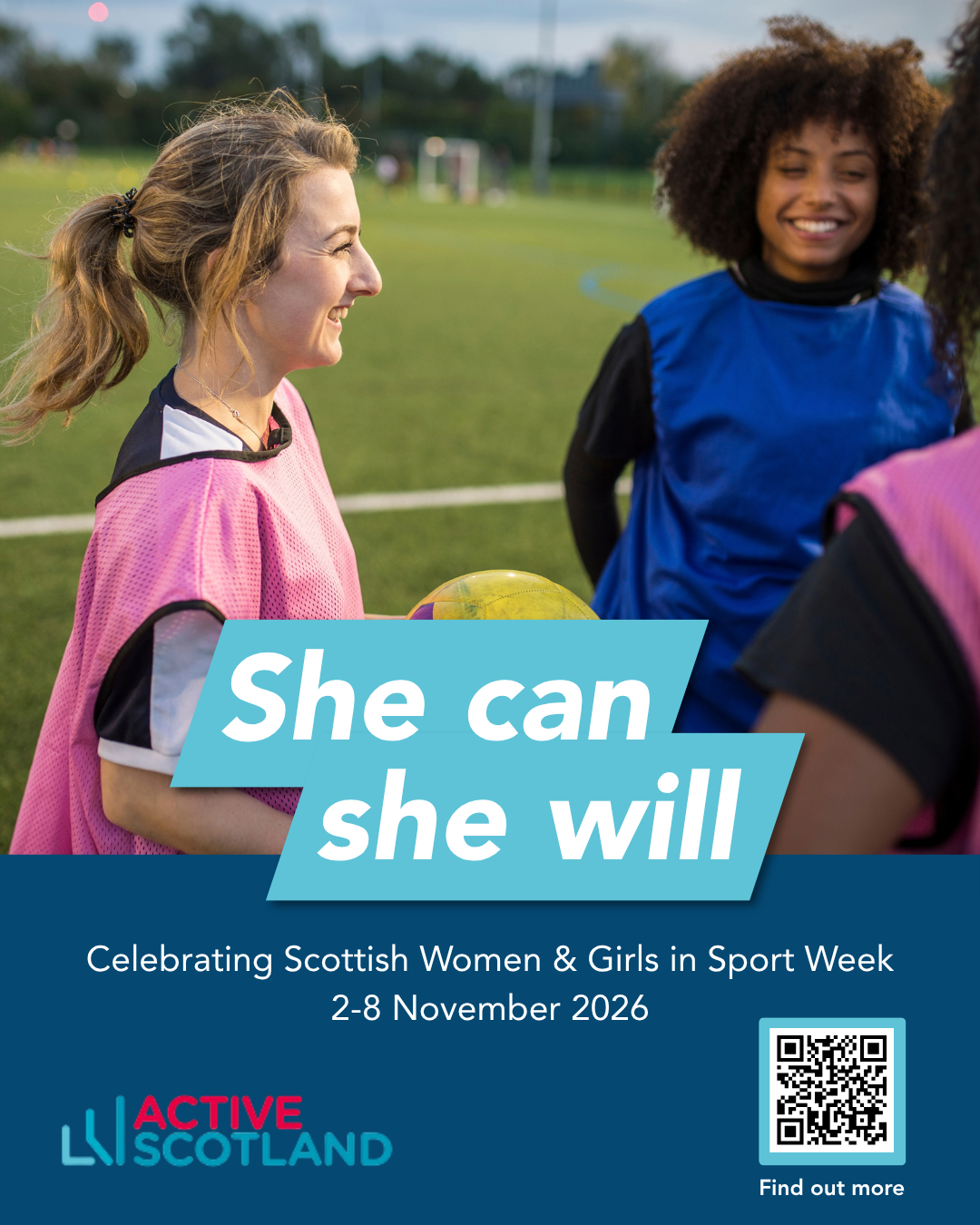 4x5 - Static Social - On the Pitch - Women and Girls in Sport 2026