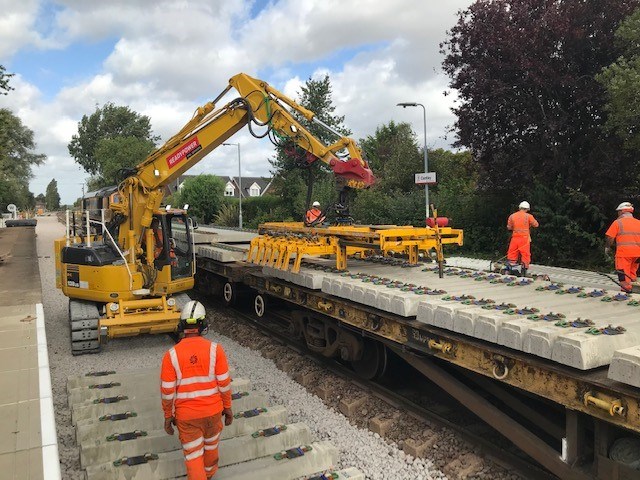 More reliable rail journeys between Norwich and Lowestoft after track upgrade: Cantley renewals 1