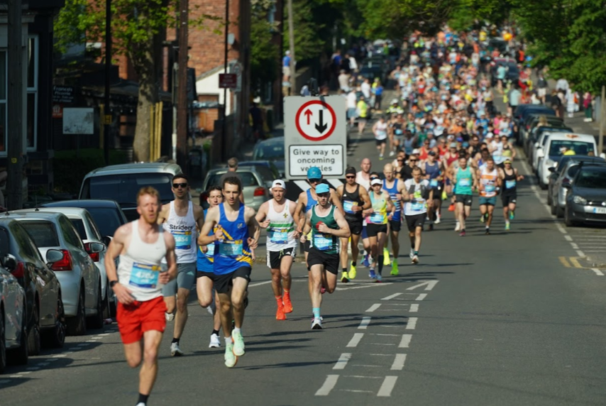 Runners: Action from a previous Rob Burrow Leeds Marathon.