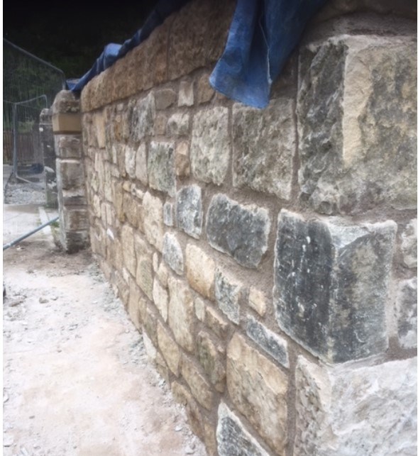 Council breathed new life into Dalmellington's Old Kirkyard wall