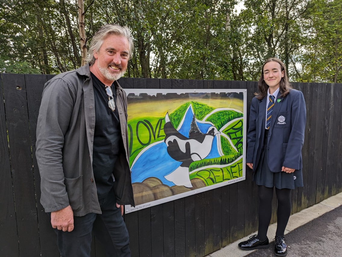Saddleworth pupils’ artwork shows pride in place at Greenfield station: 5cf1e9b7-0d17-4589-8f8c-b50532ee8f51