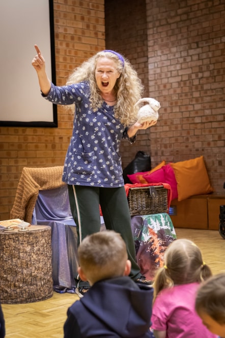 Story telling at Woolly Weekend at the National Museum of Rural Life. Photo © Ruth Armstrong