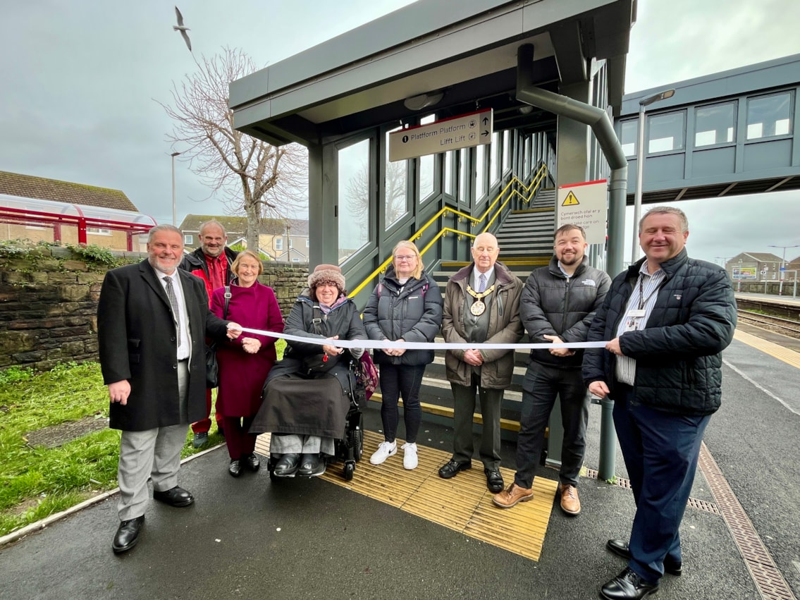 Llanelli AfA ribbon cutting