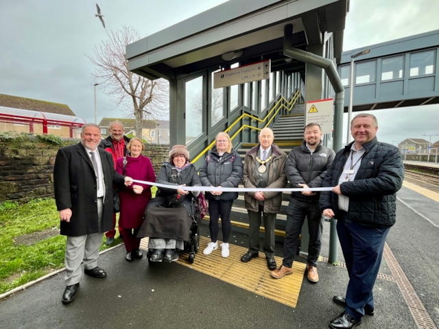 Llanelli AfA ribbon cutting: Llanelli AfA ribbon cutting