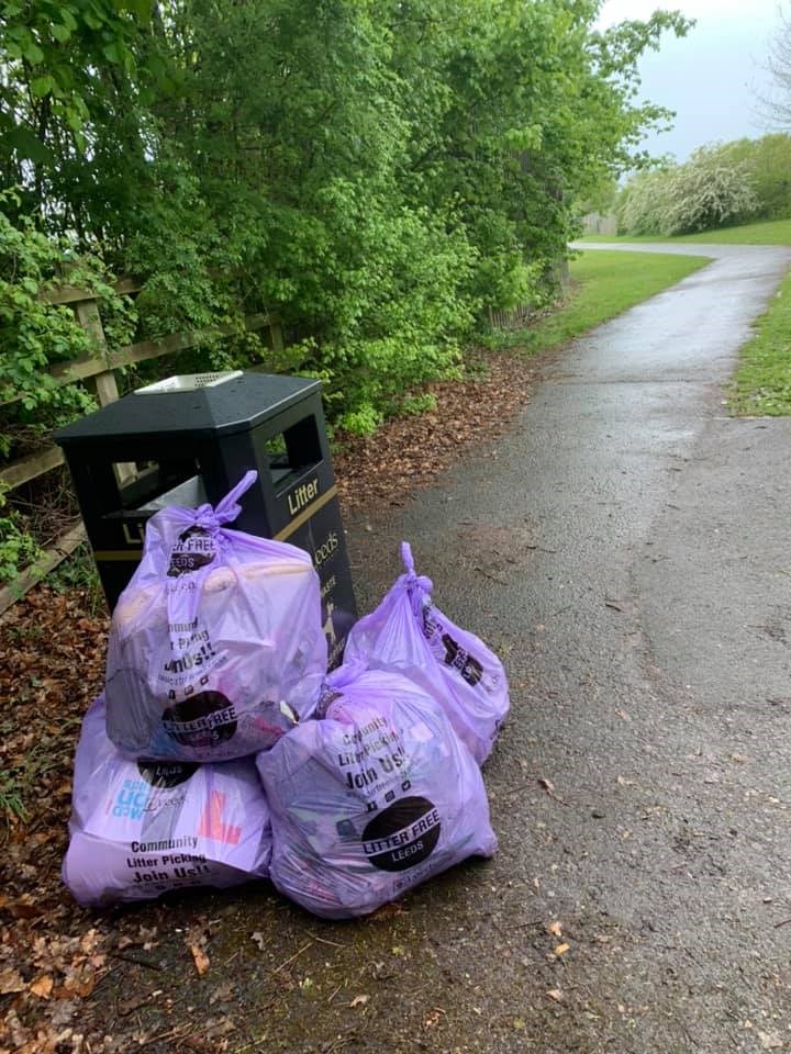 Litter Free Leeds.: 'Leeds Goes Purple' day will be held on Saturday, July 3 as part of a campaign spearheaded by Litter Free Leeds. (Picture courtesy of the Litter Free Leeds Facebook page.)