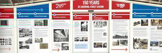 Exhibition on the history of Liverpool Street station: Exhibition on the history of Liverpool Street station