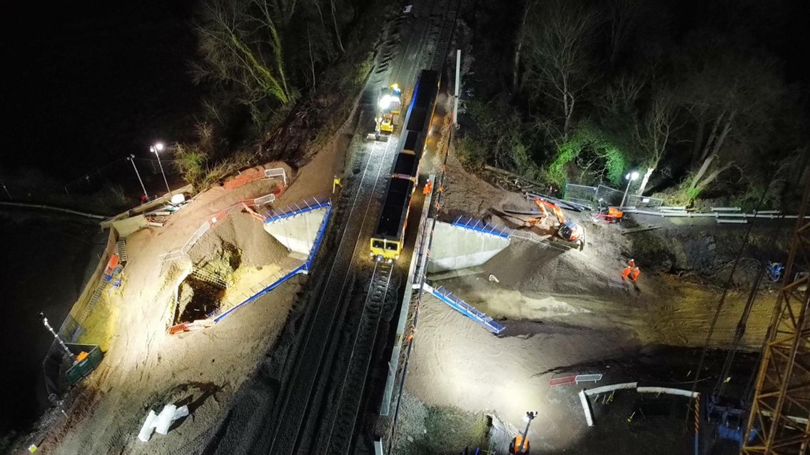Ocean Bridge aerial shot