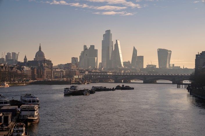 Record six months for VC investment into London and global fintech sector: London skyline2 2021