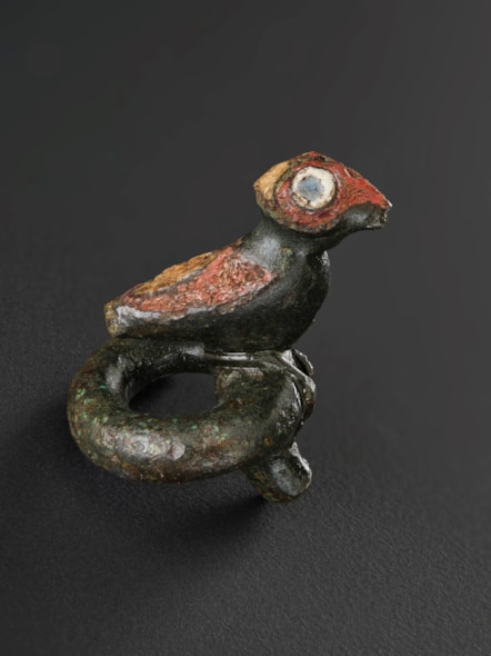 Ring-headed pin with bird, Birnie. Photo © National Museums Scotland