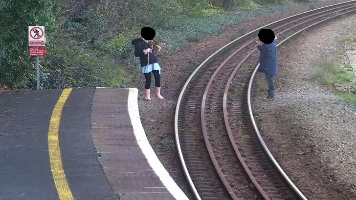 People warned to stay off the tracks after incidents of trespassing caught on camera – Cornwall: Lelant trespass - Nov web