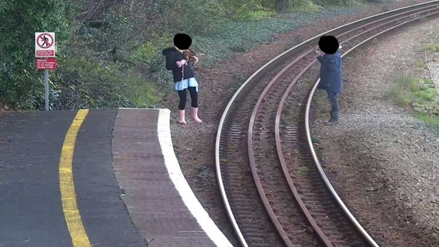 Urgent warning issued over trespassing on Scotland's Railway: Lelant trespass - Nov web