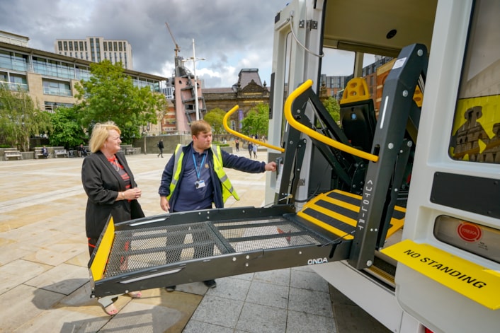 Leeds is on the right road as new minibuses provide vital support service: Minibuses 1