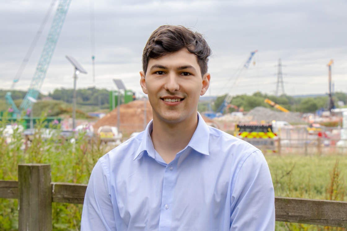 Andreas Edwards is studying Quantity Surveying at Aston University