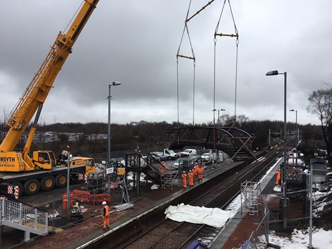 11 March bridge and crane