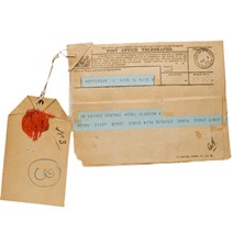 Lewis Telegram and Tag: Hires image: <a href=