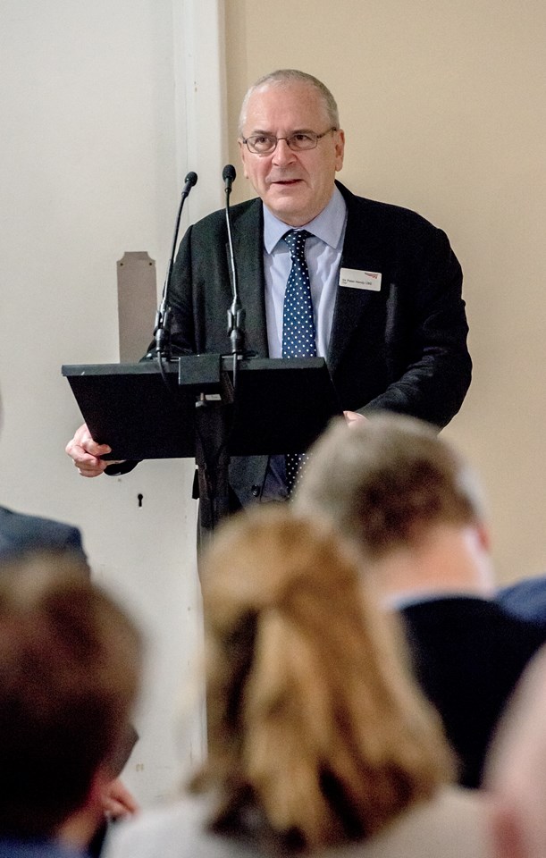 Sir Peter Hendy Network Rail Footbridge Exhibition Launch
