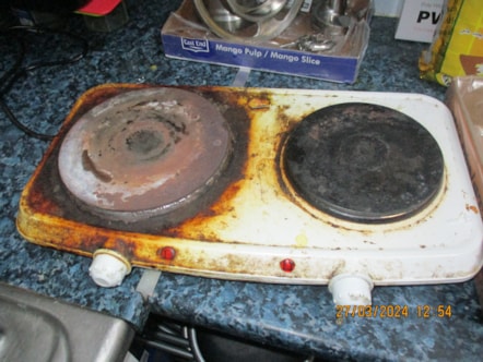 The premises was found to be dirty and in poor state of repair