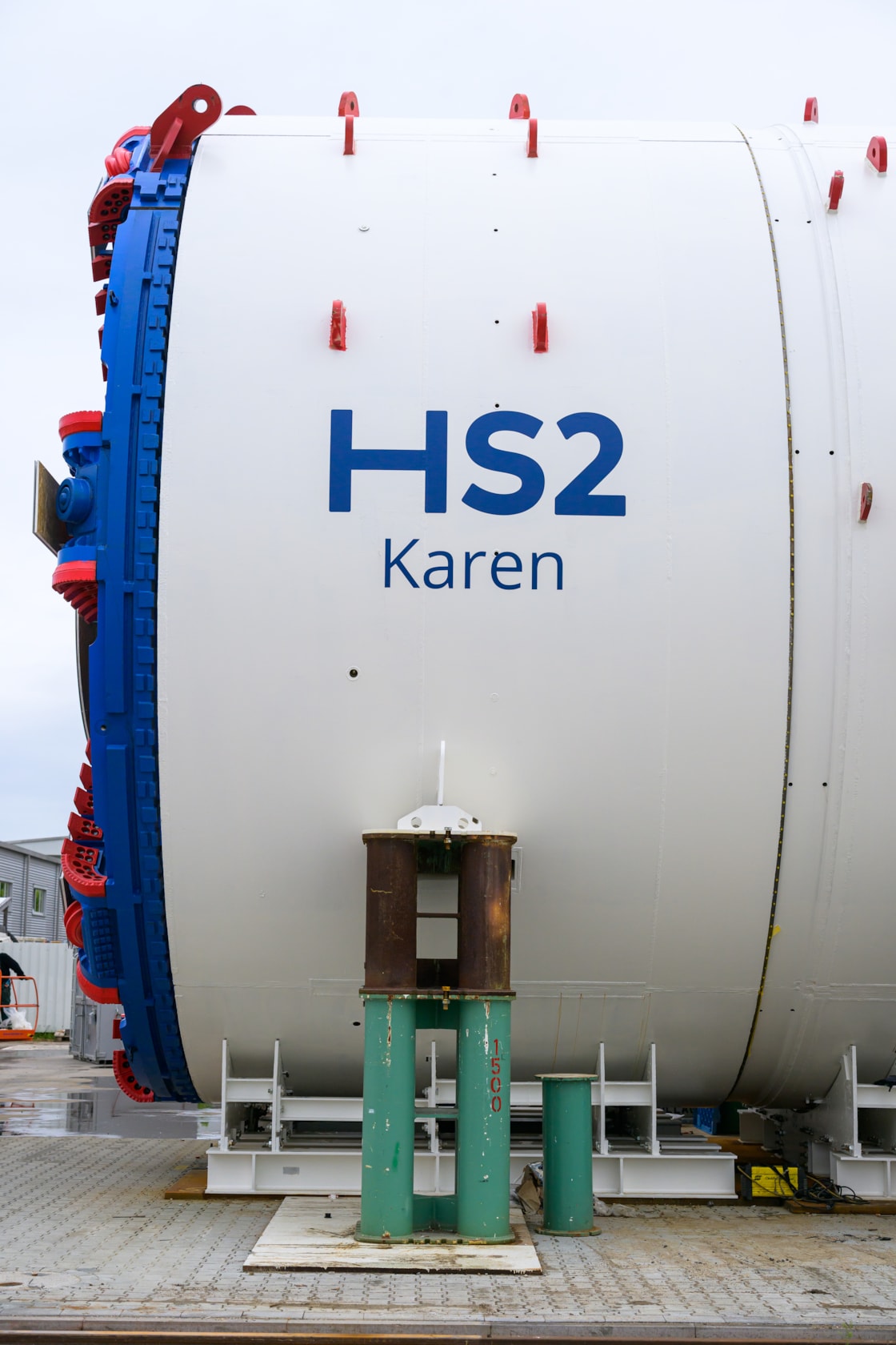 HS2 TBM Karen factory acceptance test at Herrenknecht in Germany