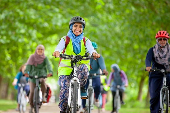 TfL Press Release - 30 community groups awarded funding to get more Londoners on their bikes: Lead image - Hornbeam JoyRiders - Copyright Transport for London