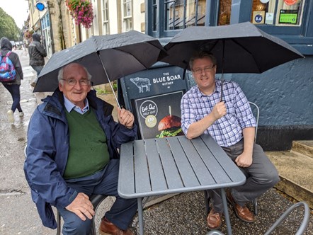 Cllr Norman MacRae and Phil Henstridge 