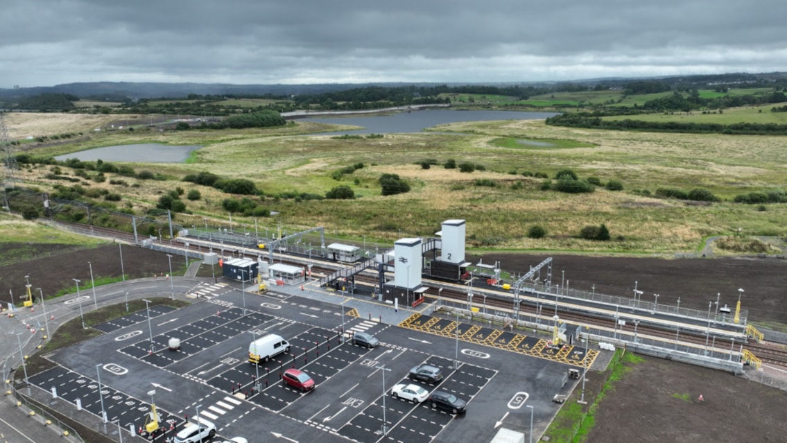 One month to go until Balgray station welcomes first passengers: Balgray station - August 2026