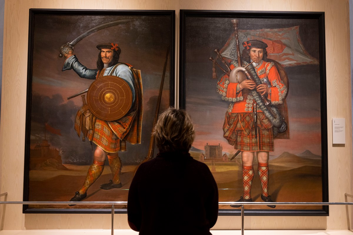 Two portraits of important members of the Chief of Clan Grant’s household are now on display in the National Museum of Scotland.  

The oil paintings by Richard Waitt were commissioned in 1713 by Alexander, the Laird of Grant, as part of a larger series depicting prominent clan members.  

Shown wea
