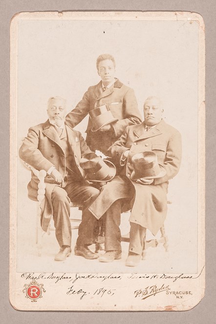 Caption: Charles Remond, Joseph Henry and Lewis Douglass, 1895.
Credit: Courtesy of the Walter O. and Linda Evans Collection.