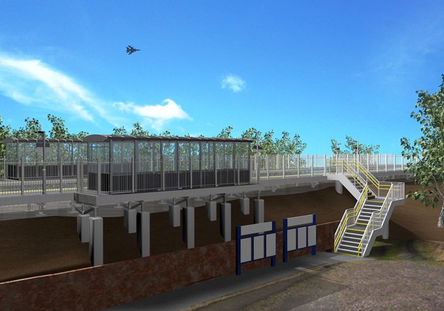 WOODEN RAIL STATION TO BE COMPLETELY REBUILT: Replacement platforms