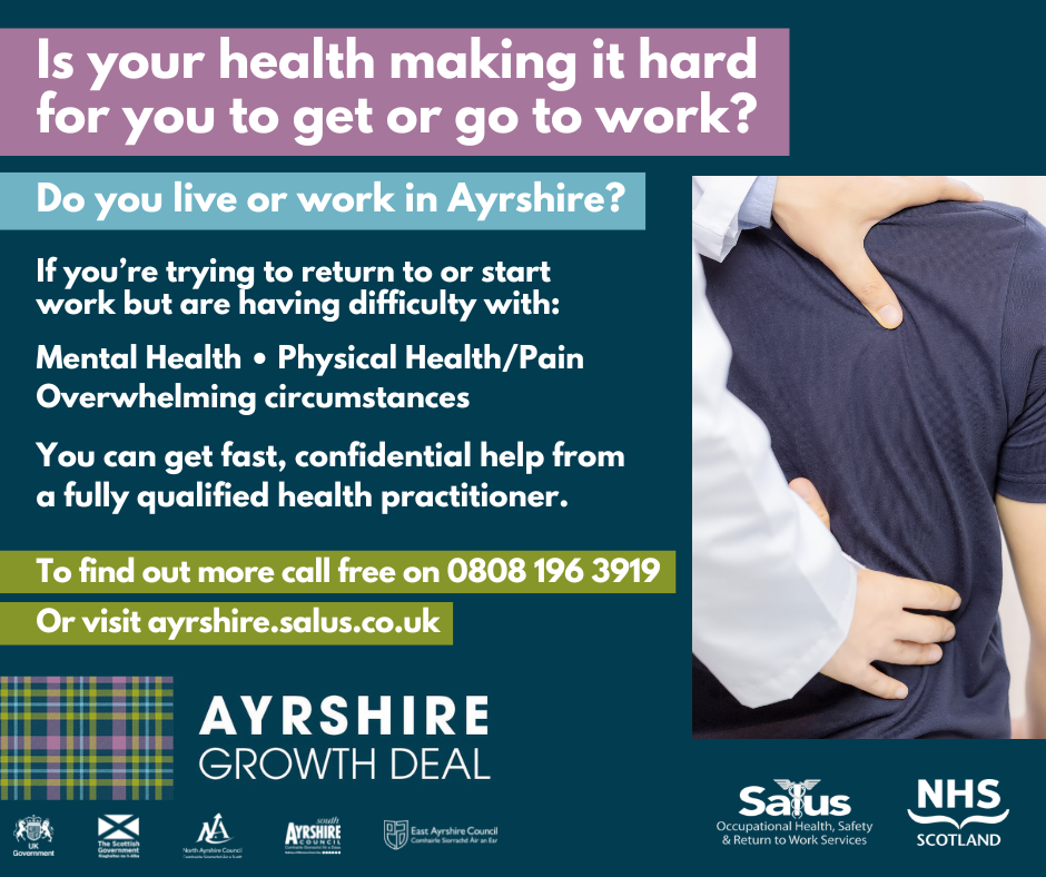 Ayrshire Growth Deal Salus poster